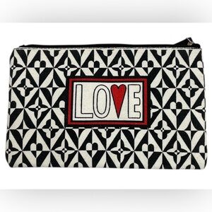 Brighton Love Canvas Makeup Pouch